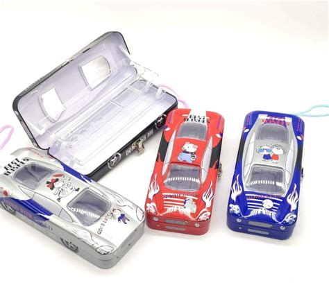 metal pencil boxes|car shaped pencil box.